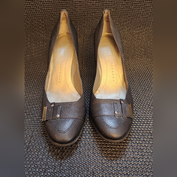 Nine West Black Heels Size 8 - Picture 6 of 8